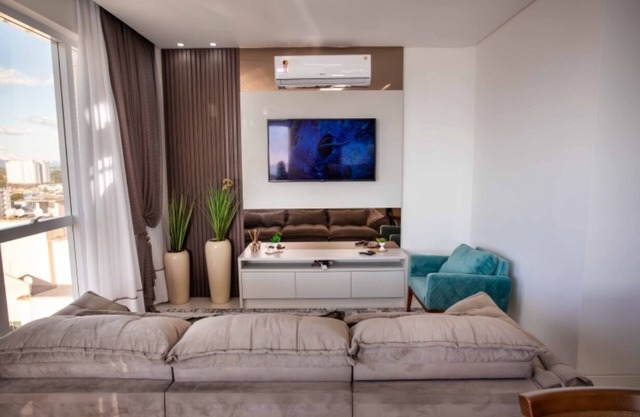 High standard apartment in Meia Praia for 15 people, pet friendly, 3 parking spaces