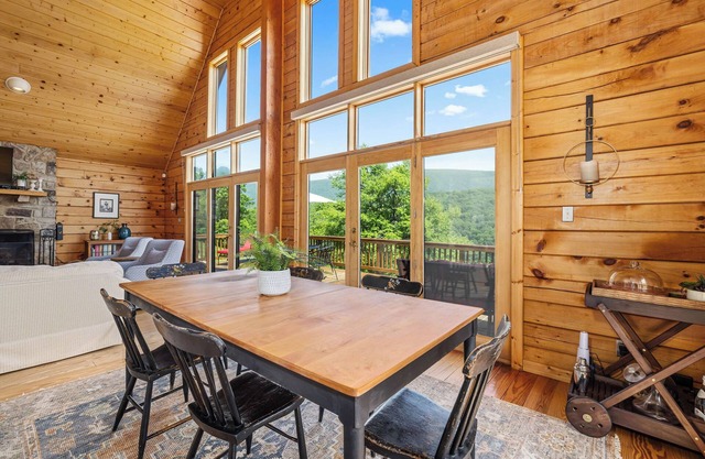 Hilltop Cabin w/Stunning Views Minutes to Homestead Resort