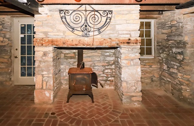 Historic French Country Farmhouse on 14 Pastoral Acres Next to Covered Bridge