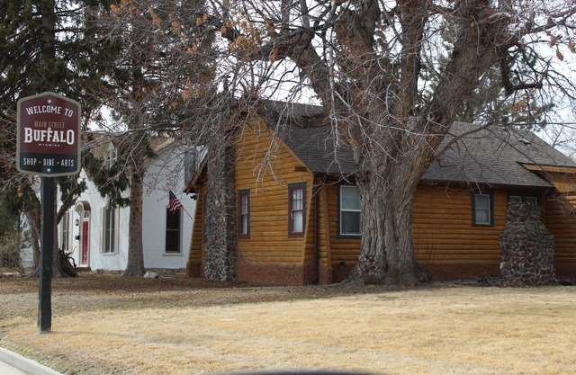 Historic Log Cabin home on Main Street