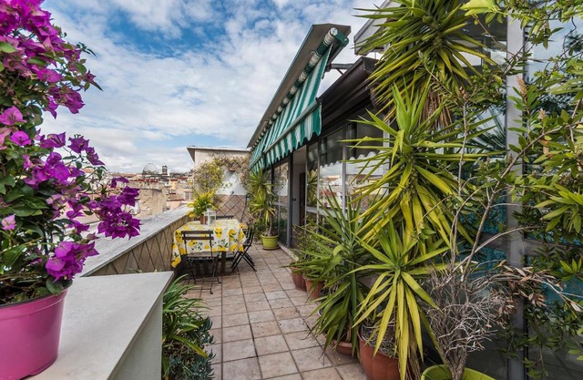 Historical Naples with panoramic terrace
