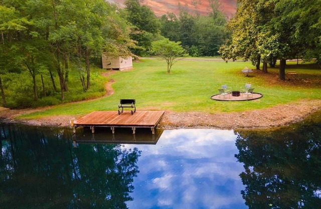Hochabow-Creek side-Pond-Earth and Berm Home-Unique