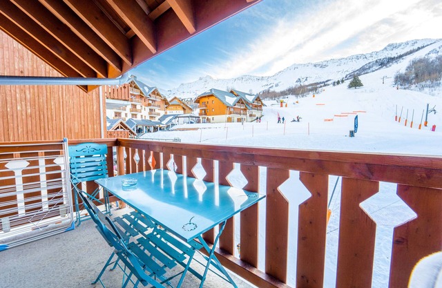 Holiday Apartment "Sfl 1 Couchages" with Balcony, Shared Pool & Wi-Fi