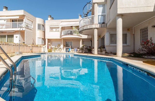 Holiday Home "House in first line of sea" with Garden, Terrace & Shared Pool