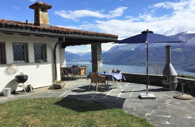 Holiday home in Brissago with swimming pool