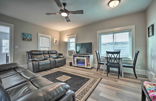 Home 1 Block to Lake w/Private Beach Access!