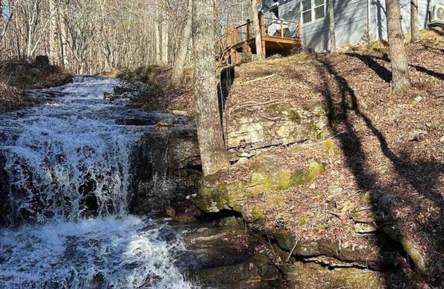 Home Above Waterfall - Whimsical Waterfall Cottage