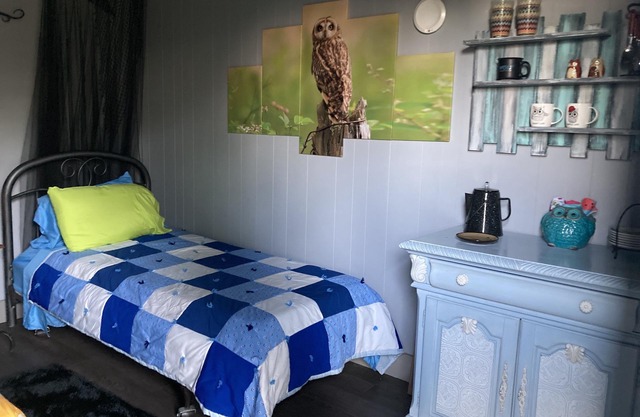 Hooting Owl Mini 1 room Chalet off GridnPet Friendly! Light packing get away n