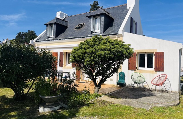 House, 4 rooms, 3 bedrooms, Belle île Household linen and towels included