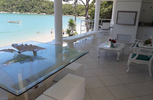 House in front of the sea