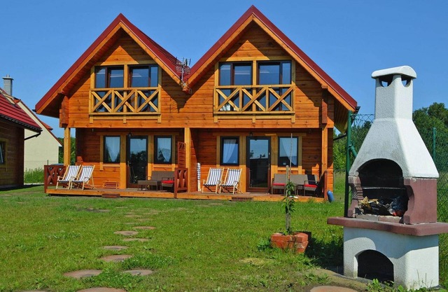 House in Niechorze near Baltic Sea Beach
