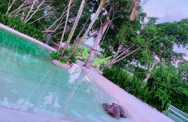 House with organic pool and jacuzzi and hydro