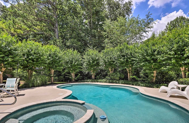 Idyllic Alpharetta Retreat w/ Heated Spa and Pool