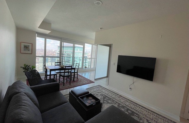 Immaculate furnished one bedroom + den at Liberty Village, Toronto Downtown