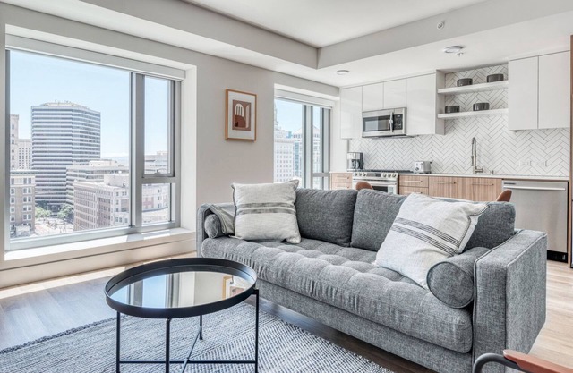 Impeccable Oakland 1BR w/AC, W/D, Sky Deck, next to BART, by Blueground