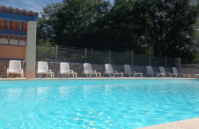 In Balazuc (listed village): gite 4 p + swimming pool and river!