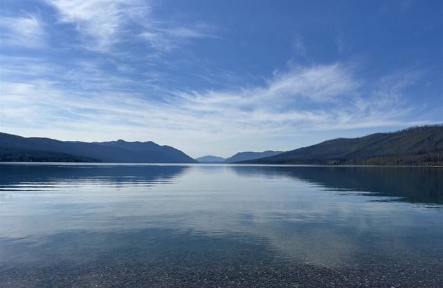 Inside Glacier National Park, Walsh Cottage on the shores of Lake McDonald