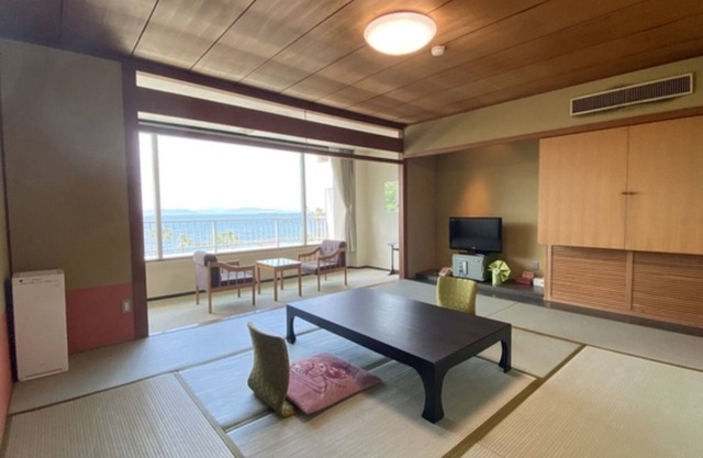 Japanesestyle room Ocean view Maximum 3 people | 1 night plan with breakfast /Gamagori Aichi