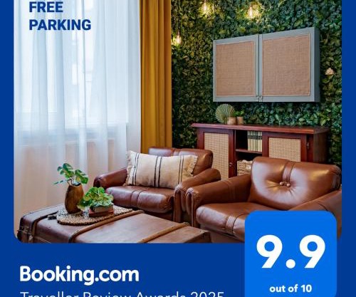 Jungle Aesthetics Downtown Apartman Aircon and Garage Parking Budapest
