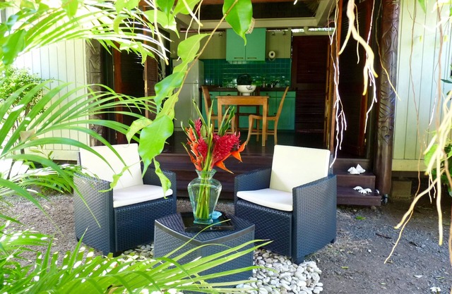 Junior Suite, garden side, 1 bedroom, kitchen, bathroom, lagoon