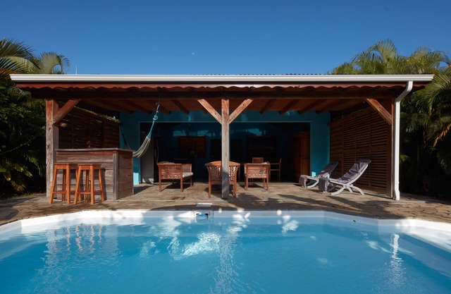 kaz a coco, blue villa with private pool, 2 bedrooms, 2 bathrooms