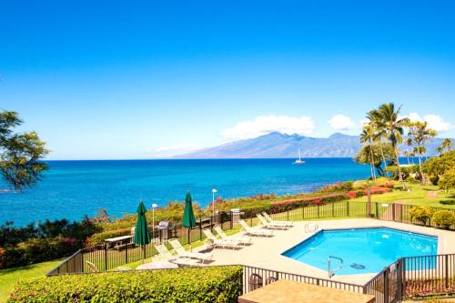 KBM Resorts FREE CAR Napili Point 1-Bedroom Condo with Private Ocean view Oasis NAP-B43