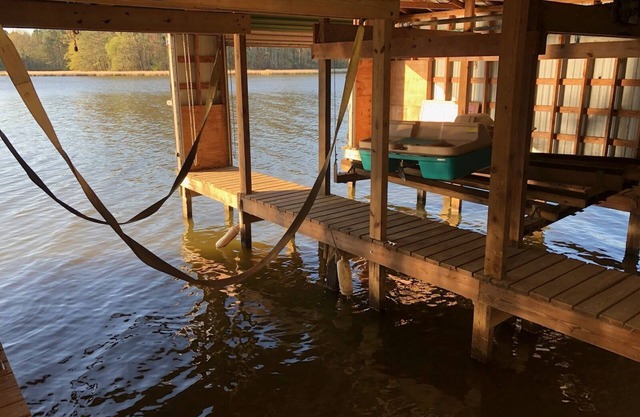 Keepin' It Reel. 4 BR waterfront home with 2 slip boathouse
