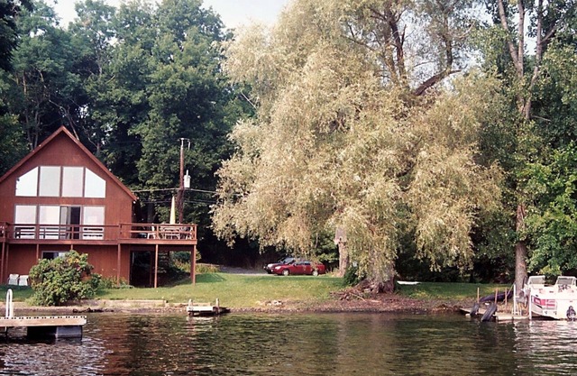 Keuka Lake! Vacationing at its best On 120 Feet Of Private Level Lakefront.