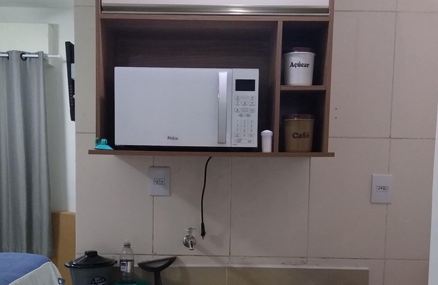 Kitnet Santos Canal 5 Pé na Areia com Wi-fi