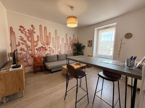 L'Oasis - T2 Ambiance cactus et confort moderne