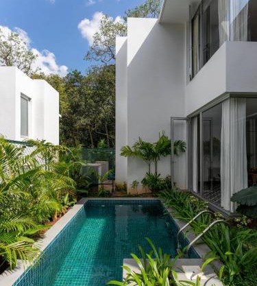 La Avila, 2 BHK Villas near Morjim Beach with Private Pool, Kitchen, Balcony &Security