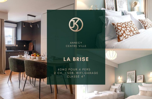 La Brise 4* I T3 Centre Ville I Garage