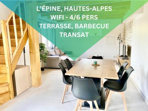 LA Conciergerie 05 - Gîte de la coopérative - Superbe Maison à L Epine - Wifi - 4 à 6 personne