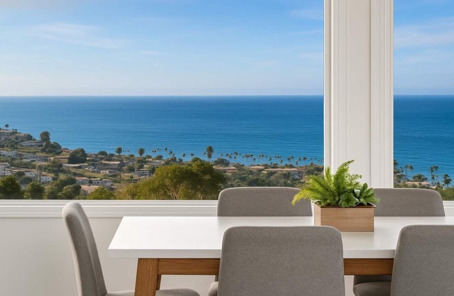 La Jolla Hilltop Haven with Ocean Views and Spa