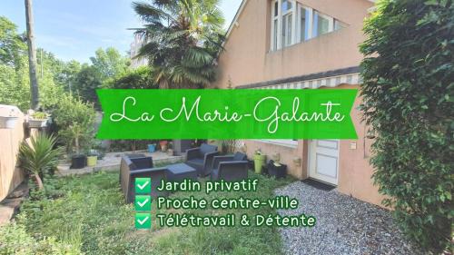 La Marie-Galante Maison cosy avec jardin privé