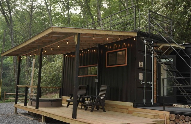 Lake Glenville Shipping Container w/Rooftop Deck!