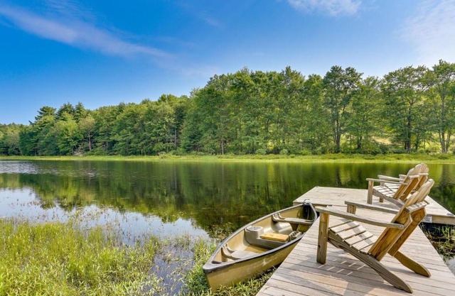 Lakefront Catskills Container Home Private Lake