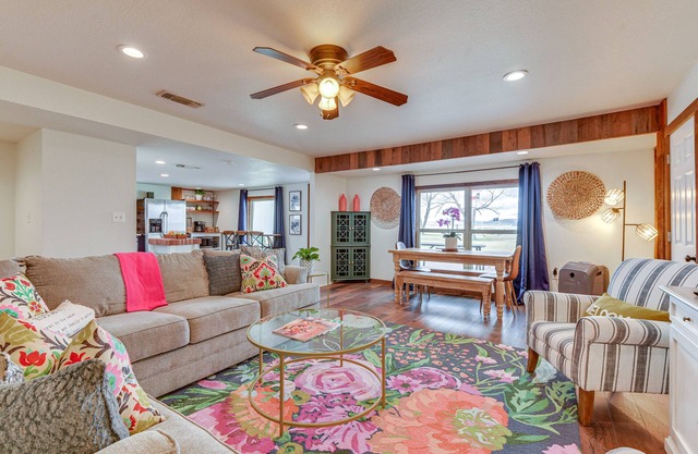 Lakefront Graford Home w/Fire Pit + Private Dock!