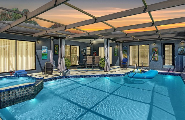LAKEFRONT PROPERTY, LARGE HEATED POOL, newly renovated. Welcome to "Our Nest"