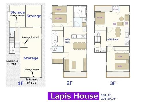 Lapis House 101 & 201