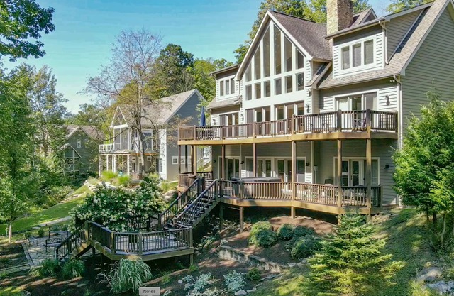 Large Lakefront Home! Private dock and hot tub!