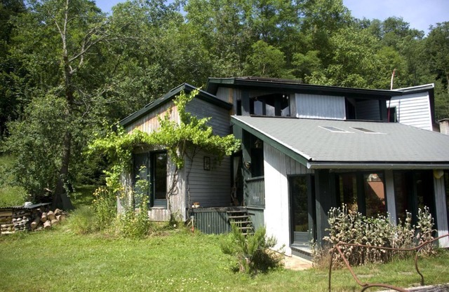 large wooden house architect