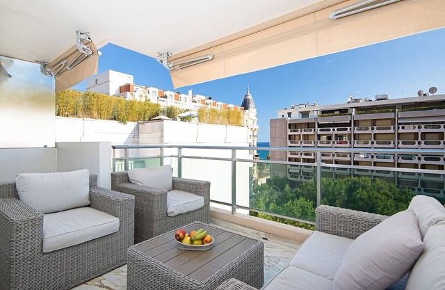 Last floor sea view - 100m Croisette and beaches - 5 min Palais
