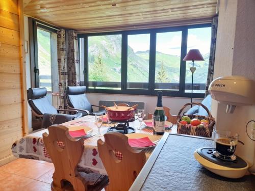 Le Balcon du Soleil, Vue panoramique & ski aux pieds, quartier Dromonts