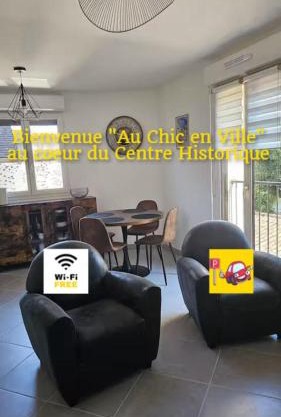 Le "Chic en Ville" Centre historique, climatisé, wifi, Parking sous-sol inclus