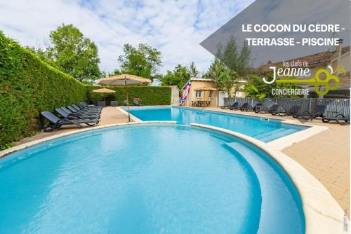 Le Cocon du Cèdre - Piscine - Terrasse