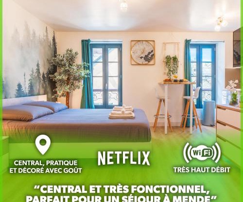 Le CosyGreen - Central/Netflix/Wifi Fibre - Séjour Lozère