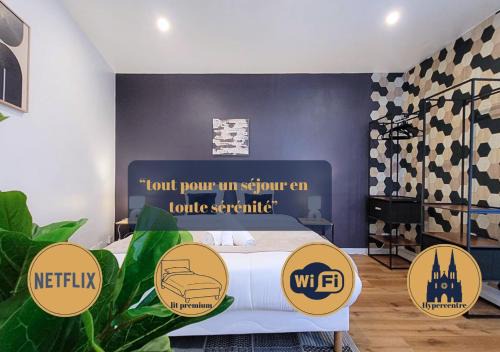 Le Gentil 'Home - Hypercentre - proche Cathédrale