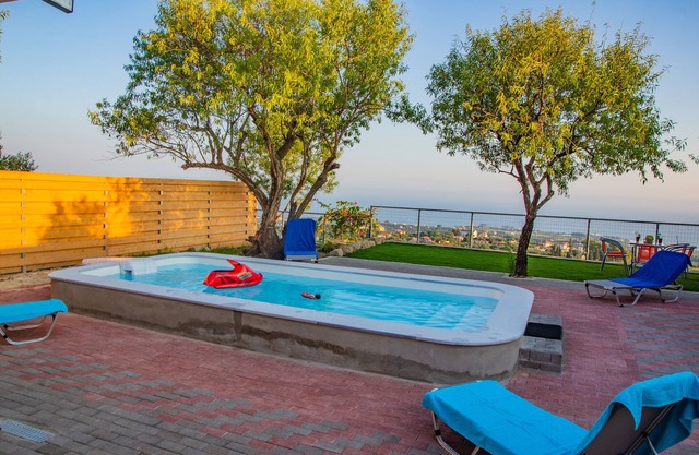 Le paradis d Elli. Beautifull view, 2 bedroom,private pool, peacfull villa