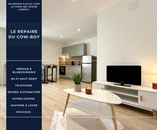 Le Repaire du Cow-boy - Spacieux - Central - Cosy